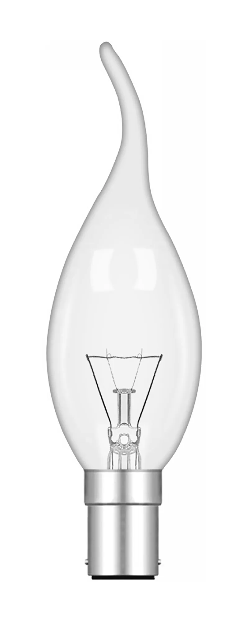 028703060  Candle Tip B15D Clear 60W 2700K